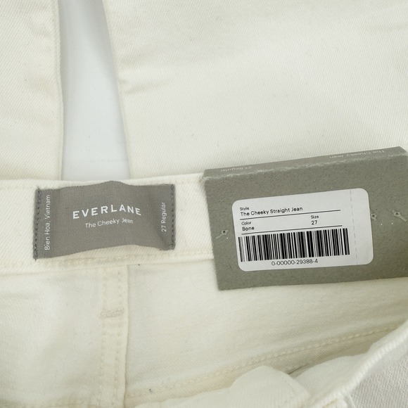 Everlane‎ Jeans The Cheeky Straight Jean High Rise Size 27 Regular Denim NWT - Picture 7 of 16